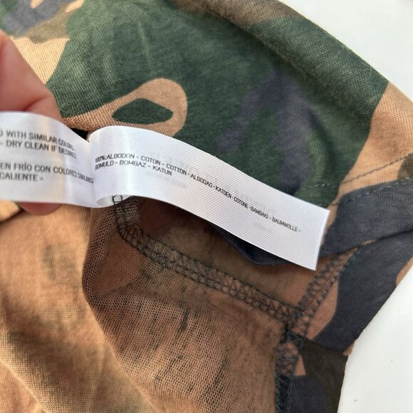 D&F Denim & Flower Ricky Singh Camo Long Sleeve Tokyo Henley Mens Size Medium - Picture 7 of 9